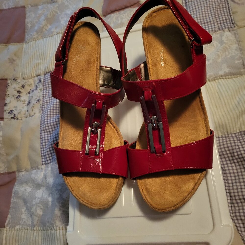 A2 by Aerosoles Red Sandals